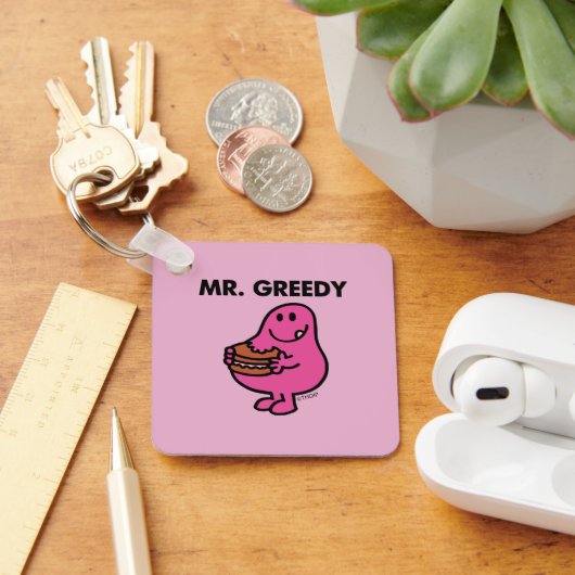 Greedy Eating Cake Schlüsselanhänger (Schreibtisch)