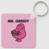 Greedy Eating Cake Schlüsselanhänger (Rückseite)