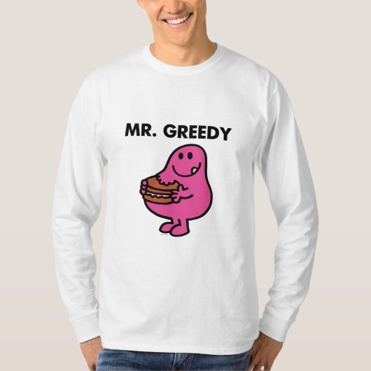 Greedy Eating Cake T-Shirt (Vorderseite)