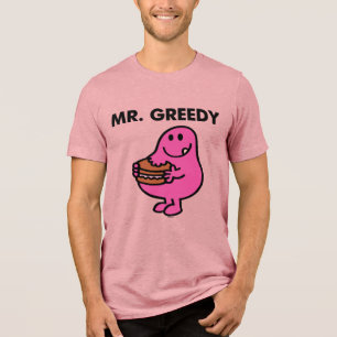 Greedy Eating Cake Tri-Blend Shirt