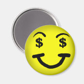 Greedy face Magnet (Vorderseite/Rückseite)