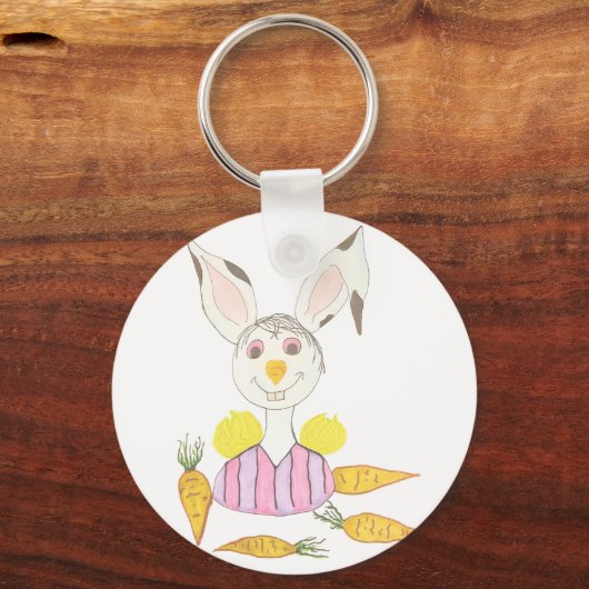 Greedy for Carrots Schlüsselanhänger (Vorderseite)