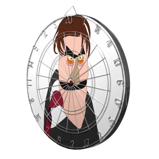 Greedy man Puppet Dartboard Dartscheibe (Vorderseite rechts)