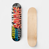 GREEDY SAVAGE JMT 7 3/4" Skateboard Deck (Vorderseite)