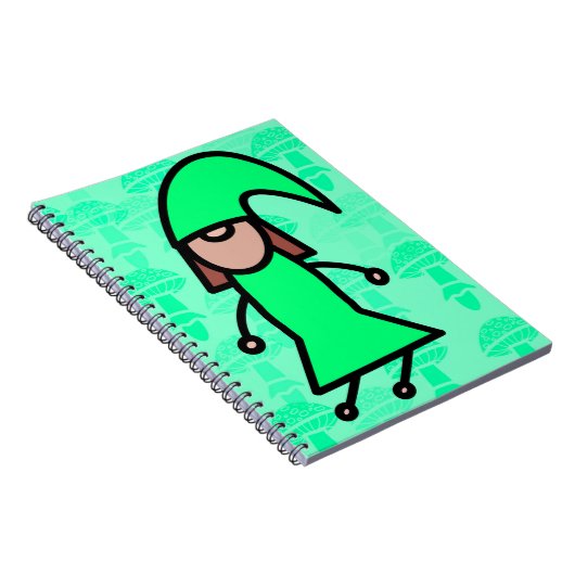 Greeeeen Gnome Notizblock (Rechte Seite)