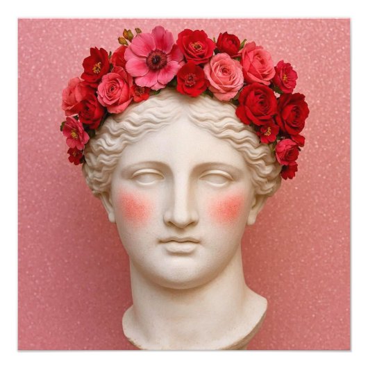 Greek ancient floral woman. fotodruck (Vorne)