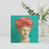 Greek Ancient Greeting Card. Karte (Stehend Vorderseite)