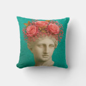 Greek Ancient Woman Pillow. Kissen (Vorderseite)