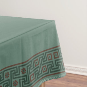 GREEK ART PATTERN TISCHDECKE