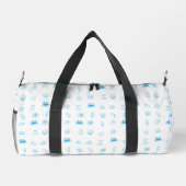 Greek Beach Minimalist Duffle Bag (Rückseite)