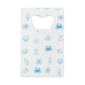  Greek Beach Minimalist Geldbeutel Flaschenöffner (Rückseite)