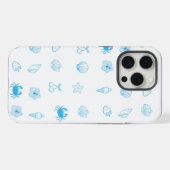 Greek Beach Minimalist iPhone Hülle (Rückseite (Horizontal))