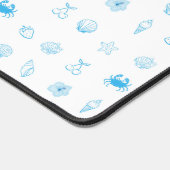  Greek Beach Minimalist Schreibtischunterlage (Ecke)