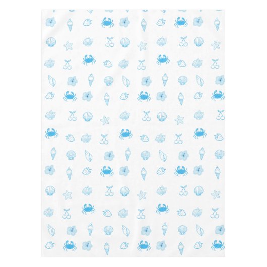 Greek Beach Minimalist Tischdecke (Vorderseite)