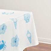 Greek Beach Minimalist Tischdecke (Beispiel)