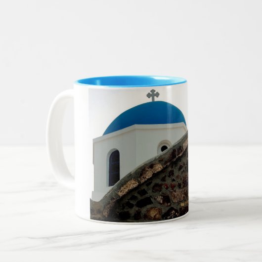 GREEK BEAUTY ZWEIFARBIGE TASSE (Vorderseite Links)