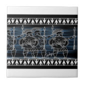 Greek Black Figur Troop Fliese (Vorderseite)