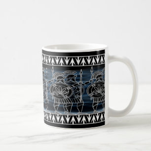 Greek Black Figur Troop Kaffeetasse