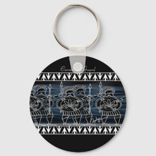 Greek Black Figur Troop Schlüsselanhänger