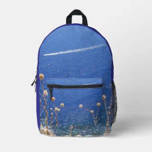Greek Blue Sea Bedruckter Rucksack