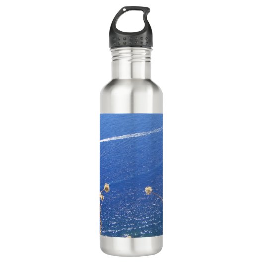 Greek Blue Sea Edelstahlflasche (Vorderseite)