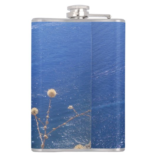 Greek Blue Sea Flachmann (Rückseite)