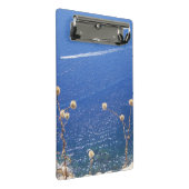 Greek Blue Sea Mini Klemmbrett (Schrägansicht)