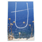 Greek Blue Sea Mittlere Geschenktüte (Rückseite)