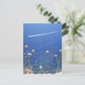 Greek Blue Sea Postkarte (Stehend Vorderseite)