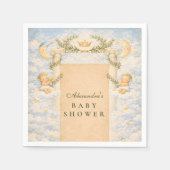 Greek Classic Columns Baby Shower Serviette (Vorderseite)