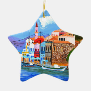 Greek coast keramik ornament