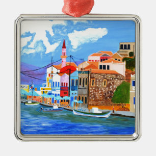 Greek coast ornament aus metall