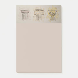 Greek Columns Notepad Post-it Klebezettel