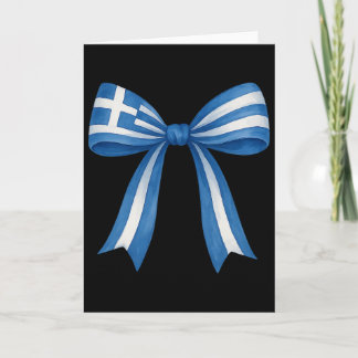 Greek Coquette Bow Greek Girl Greece Flag Greek Ea Karte