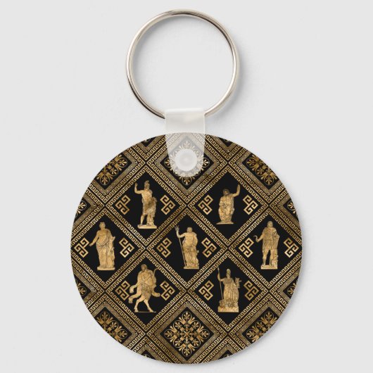 Greek Deities and Meander Key ornament Schlüsselanhänger (Vorderseite)