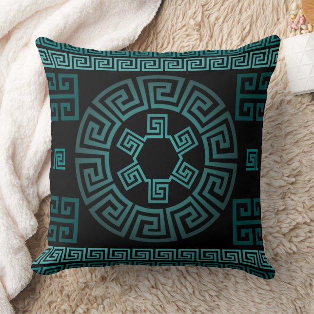 Greek Design  Throw Pillow Kissen (Decke)