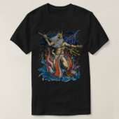 Greek God Poseidon Trident Ancient Greek Mythology T-Shirt (Design vorne)