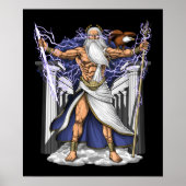 Greek God Zeus Poster (Vorne)