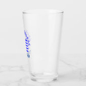 Greek Goddess and Flag of Greece Personalized Glas (Links)