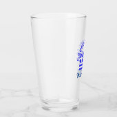Greek Goddess and Flag of Greece Personalized Glas (Rechts)