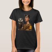 Greek Goddess Athena In Intricate Armorplate No He T-Shirt (Vorderseite)