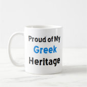 greek heritage coffee mug kaffeetasse (Links)