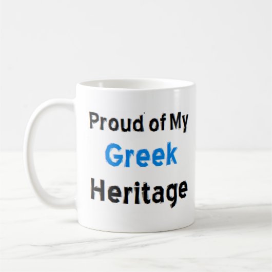 greek heritage coffee mug kaffeetasse (Links)