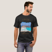 Greek Island Crete Greece featuring Balos Beach in T-Shirt (Vorne ganz)