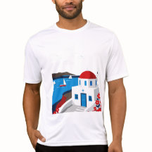 Greek island landscape