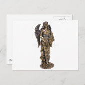 GREEK LADY FORTUNA STATUE POSTKARTE (Vorne/Hinten)