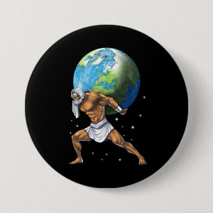 Greek Mythology God Atlas Button