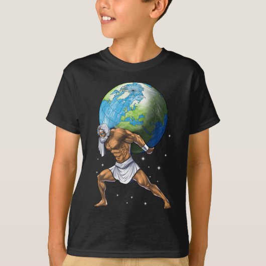Greek Mythology God Atlas T-Shirt (Vorderseite)
