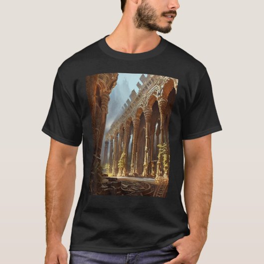 Greek Mythology Temple Ruins Greece Athens T-Shirt (Vorderseite)