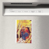 Greek orthodox icon of Prophet Elijah Magnet (In Situ (Geschirrspüler))